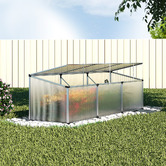 Dwell Home Alaine Aluminium &amp; Polycarbonate Greenhouse