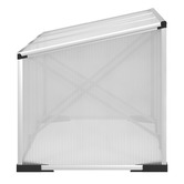 Dwell Home Alaine Aluminium &amp; Polycarbonate Greenhouse