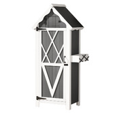 Dwell Home Scofield Fir Wood Outdoor Storage Cabinet