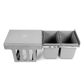 Dwell Home Cefito 30L Twin Slide Out Concealed Waste Bin