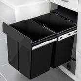 Dwell Home Cefito 40L Twin Slide Out Concealed Waste Bin