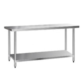 Dwell Home Cefito 430 Stainless Steel Kitchen Prep Table