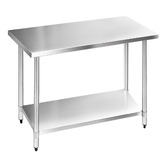 Dwell Home Cefito 304 Stainless Steel Kitchen Prep Table