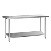Dwell Home Cefito 304 Stainless Steel Kitchen Prep Table
