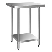 Dwell Home Cefito 430 Stainless Steel Kitchen Prep Table