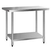 Dwell Home Cefito 430 Stainless Steel Kitchen Prep Table