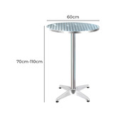 Dwell Home Baxter Aluminium Outdoor Adjustable Bar Tables