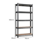 Dwell Home Boseman 150cm Industrial Shelving Units