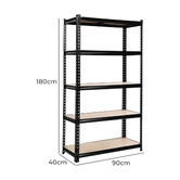 Dwell Home Bradshaw 5 Tier Industrial Shelving Unit