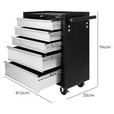 Dwell Home Owen 5 Drawer Outdoor Tool Storage