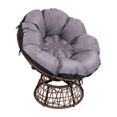 Dwell Home Revel Outdoor Papasan Lounge Chair &amp; Side Table Set