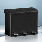 Dwell Home Cefito 45L 3 Compartment Rubbish Bin