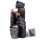 Dwell Home 76cm Berta 3 Tier Solar Fountain with LED