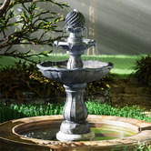 Dwell Home 93cm Arturo 3 Tier Solar Fountain