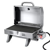 Dwell Home Sardar Portable Gas BBQ Grill with Plate