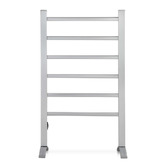 Dwell Home Devanti 350 x 910mm Aluminium 6 Bar Heated Towel Rail with Timer