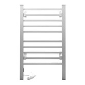 Dwell Home Devanti 350 x 975mm Aluminium 10 Bar Heated Towel Rail