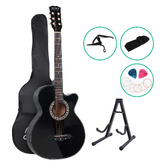 Dwell Home Presley Acoustic Guitar with Capo