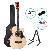 Dwell Home Presley Acoustic Guitar with Capo