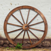 Dwell Home Gherman Wheel Garden Ornament