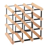 Dwell Home Sparrow 12 Bottle Pine Wood Wine Rack