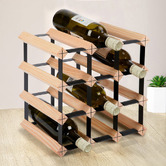 Dwell Home Sparrow 12 Bottle Pine Wood Wine Rack