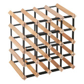 Dwell Home Sparrow 20 Bottle Pine Wood Wine Rack