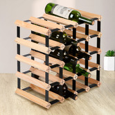 Dwell Home Sparrow 20 Bottle Pine Wood Wine Rack