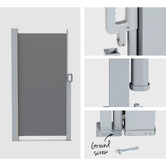 Dwell Home Linden Retractable Side Awning