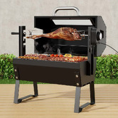 Dwell Home Egan Charcoal Barbeque Grill &amp; Electric Smoker