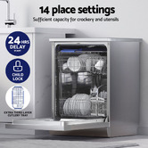 Dwell Home 60cm Devanti Freestanding Dishwasher