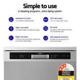 Dwell Home 60cm Devanti Freestanding Dishwasher