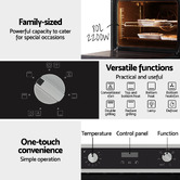 Dwell Home Devanti 80L Electric Wall Oven