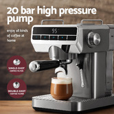 Dwell Home Devanti 1.2L Espresso Maker Coffee Machine