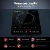Dwell Home Devanti 30cm Single Zone Ceramic Glass Cooktop