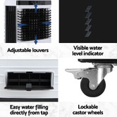 Dwell Home Devanti 60L Evaporative Air Cooler with Remote
