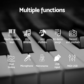 Dwell Home Lark 61 Key Foldable Electronic Keyboard with Carry Bag