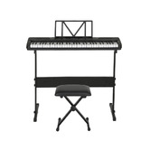 Dwell Home Max 61 Key Electronic Keyboard with Stand &amp; Stool