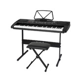 Dwell Home Brio 61 Key Electronic Keyboard with Stand &amp; Stool