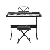 Dwell Home Eula 61 Keys Electronic Keyboard with Stand &amp; Stool Speaker