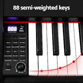 Dwell Home Roslyn 88 Key Electronic Keyboard with Stand