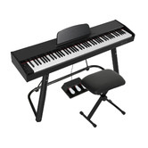 Dwell Home Nedra 88 Key Electronic Keyboard with Stand &amp; Stool