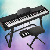Dwell Home Nedra 88 Key Electronic Keyboard with Stand &amp; Stool