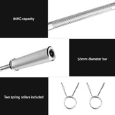 Dwell Home Ellis Training Bar with Spring Collar