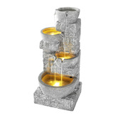 Dwell Home Arden Solar Fountain with LED