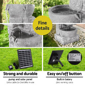 Dwell Home Arden Solar Fountain with LED