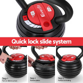 Dwell Home Talon 18kg Adjustable Kettlebell