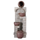 Dwell Home Hayes 4 Tier Solar Fountain with LED