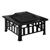Dwell Home Tripp 2-in-1 Fire Pit Grill Table