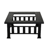 Dwell Home Tripp 2-in-1 Fire Pit Grill Table